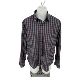 Johnston Murphy Tailored Fit Shirt Extra Large Long Sleeve Collared XL 20-11